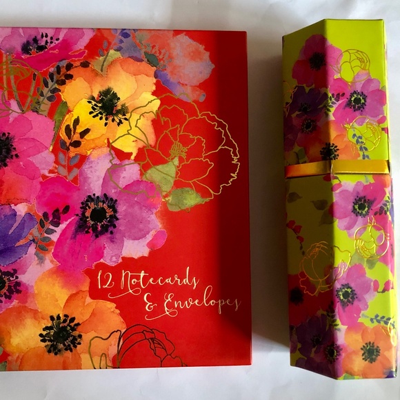 New Anemone Notecards & Pencil Set - Picture 1 of 4